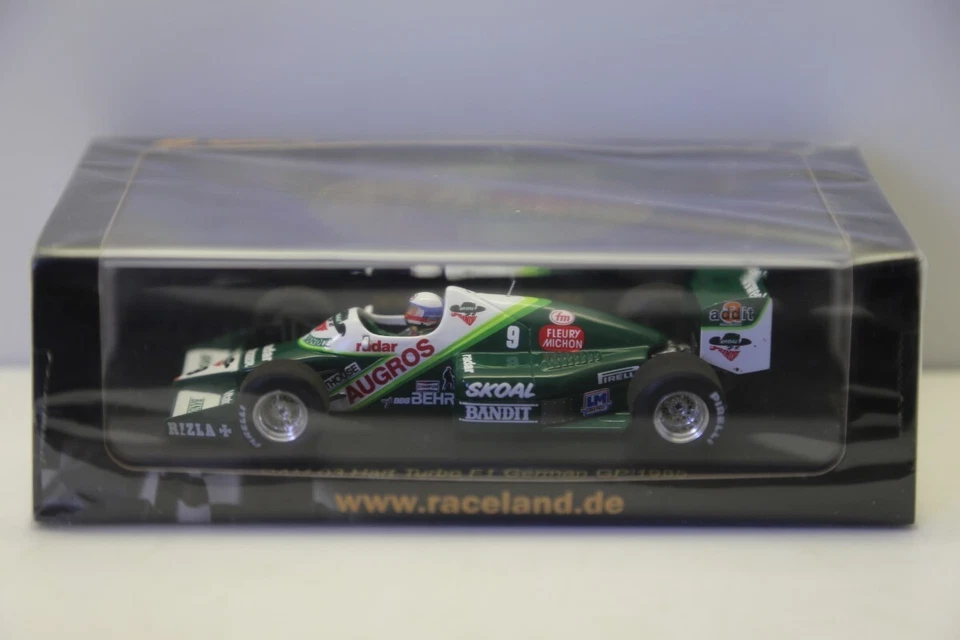 Spark 1/43 RAM 03 Hart Turbo F1 Germany GP 1985 Nürburgring #9 RS1776 - Immagine 2 di 4