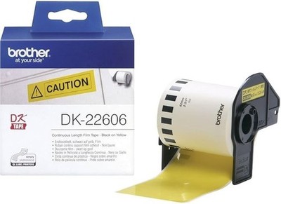 Brother DK-22606 Endlosetiketten Film (62 mm breit,15,24 m lang, QL-Etikett