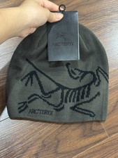 Arc'teryx Bird Head Toque Gray Wool Beanie Hat Warm Unisex Winter Ski NWOT