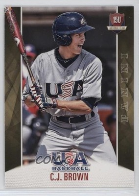2015 Panini USA Baseball Box Set 15U National Team CJ Brown #52 0j9e