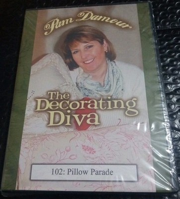 Pam Damour Designs The Decorating Diva 102: Pillow Parade 2004 NEW SEALED 
