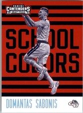 2016-17 Panini Contenders Draft Picks School Colors #16 Domantas Sabonis - BSK