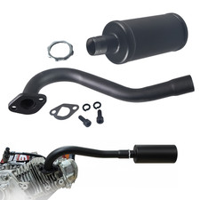 Exhaust Pipe with Muffler For Predator 212cc 196cc Honda GX160 GX200 Go Kart