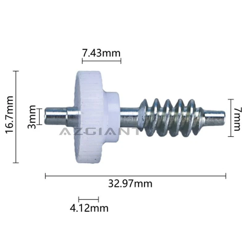 Espejo lateral eléctrico plegable 10 piezas motor engranaje para Ford Cadillac Volvo Mercedes Benz Foto 2 de 4