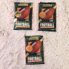 Lot Of 3 1993 Score Football Wax Packs Sealed Nfl Cards Bonus Pinnacle Insert Lot Of 3 1993 Score Football Wax Packs Sealed Nfl Cards Bonus Pinnacle Insert