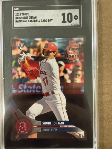 2018 Topps National Baseball Card Day Shohei Ohtani RC #8  SGC 10 Gem Mint