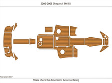 2006-2008 Chaparral 246 SSI EVA Cockpit Swim Platform Floor Mat
