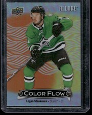 2024-25 Upper Deck Allure #CFL-29 Logan Stankoven Color Flow Orange-Yellow