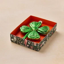 John Derian for Target Shamrock ☘️ 4 Leaf  Clover Christmas Tree Ornament 2025