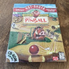 Disney: Hot Shots Timon  Pumbaa's Jungle Pinball Windows Mac CD Rom Game - NEW