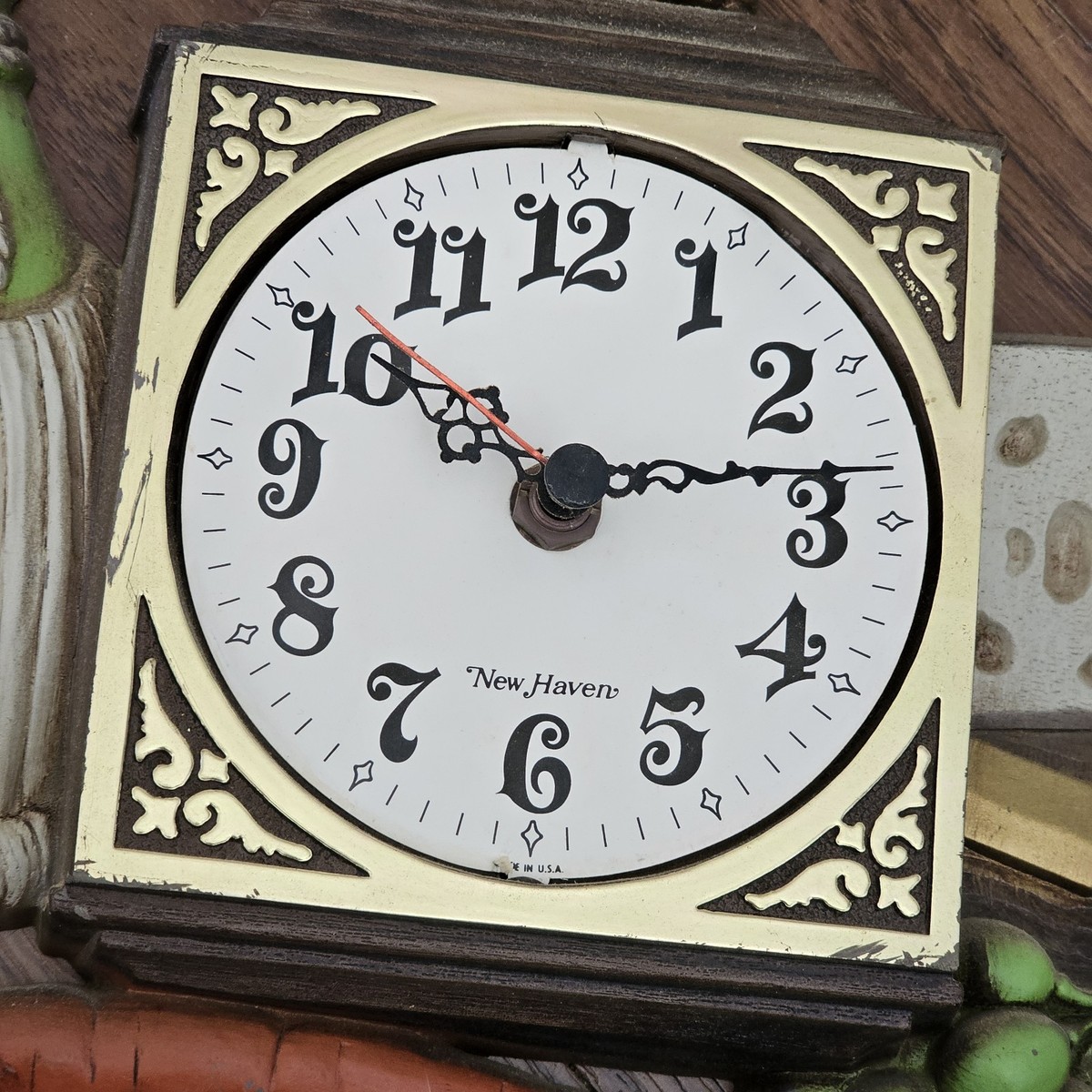 【archive】90s New balance Wall-clock 非売品 New Haven Burwood Quartz Wall Clock Wine & Cheese Grapes