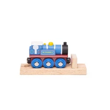 Bigjigs Rail Heritage Collection Bluebell Engine Carriage Locomotive Toy