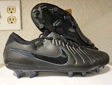 Nike Tiempo Legend 10 Elite FG Black Jungle Soccer Cleats Mens Sz 6.5 / Womens 8