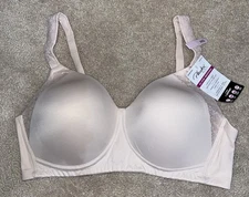 Playtex Secrets WIREFREE Smoothing Bra 4707 -  Beige 36D NWT
