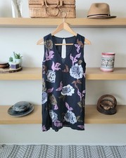 Free People Embroidered Sleeveless Mini Dress womens Size XS