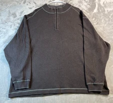 Cutter & Buck Pullover Men's 3XB Gray 1/4 Zip Heavyweight Cotton Casual Workwear