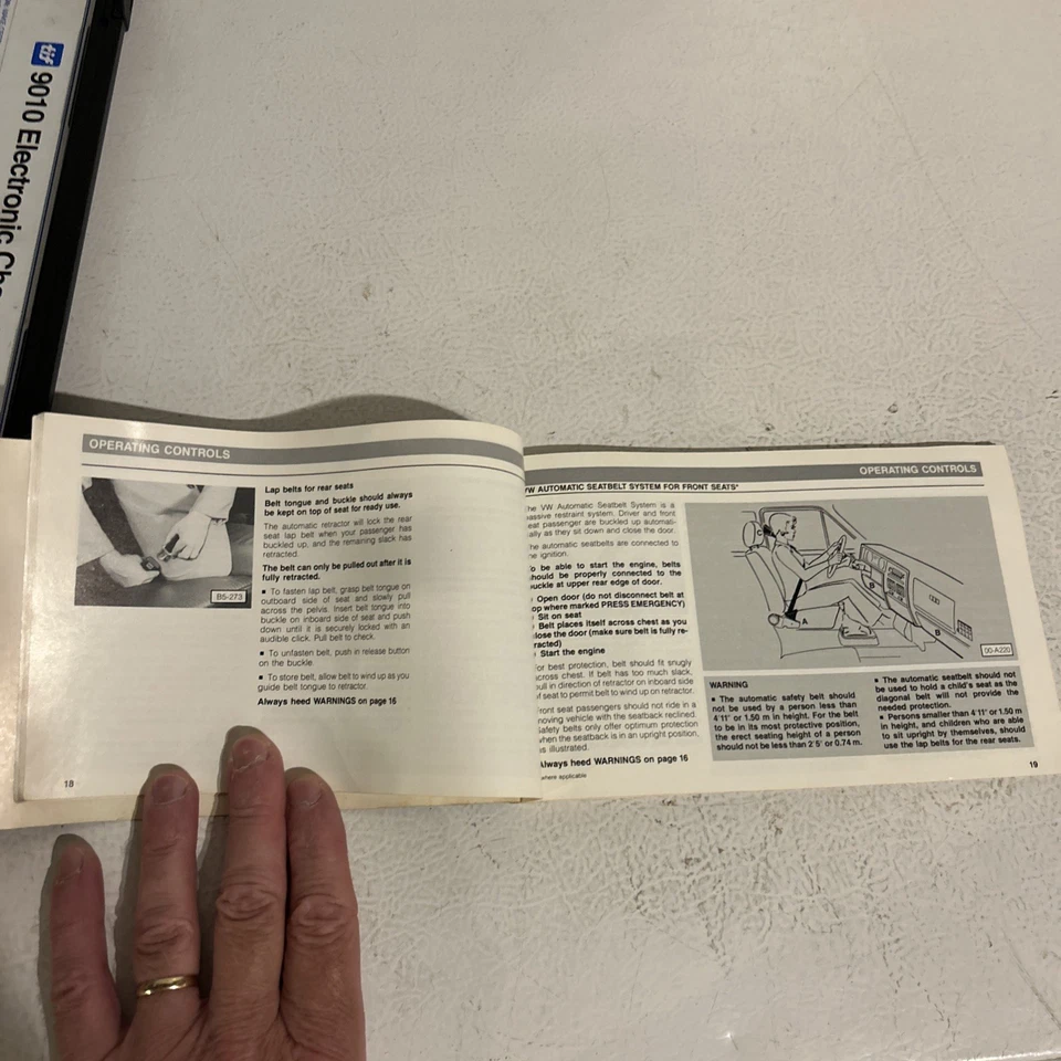 Volkswagen Rabbit 1984 manual del propietario Foto 2 de 4