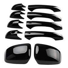 Car Exterior Door Handle Covers Rearview Mirror Cover Compatible for 2011-2021