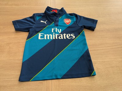 2014/2015 Arsenal FC 3. Drittes Fußballtrikot Alter 5-6 Jahre Puma Kinder Gunners