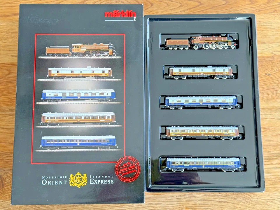 Märklin 8108 Spur Z „Orient Express“ Set  5 Teilig OVP Vitrinenausstellung TOP