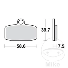 29576-SINTERED BRAKE PADS SI ALTN: 7376901 compatible with GAS GAS TXT 