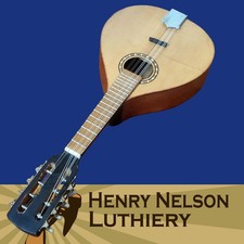 Mandolin, Handmade Spanish-Style Flat Top, All Solid Wood W/Gig Bag