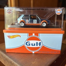 2026 Hot Wheels RLC Exclusive 76 VW Golf MK1 GTI Gulf Spectraflame Shadowchrome