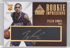 2014-15 Panini Paramount Rookie Impressions Auto 22/49 Tyler Ennis #34 Auto 0q0