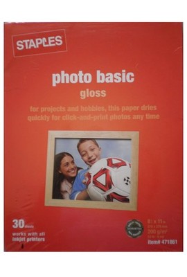Staples Photo Basic Gloss #471861 Brand New