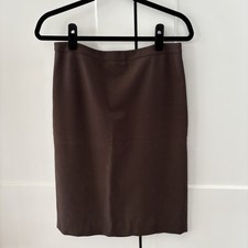 BCBGMaxAzria Brown Pencil Career Skirt Size 4