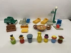 Vintage Fisher Price Little People Sesame Street Parts & Figures Lot Hemlock
