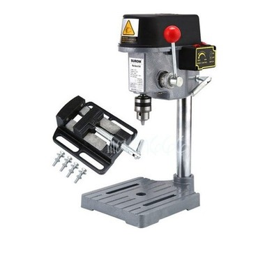 Electric Mini Bench Drill Press Stand Drilling Milling Machine 220V +   tongs #z