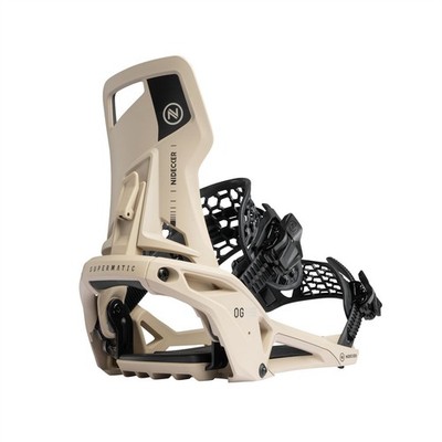 Nidecker OG Supermatic Snowboard Bindings Medium (Mens 5.5-8 Wmns 7-9.5) Desert