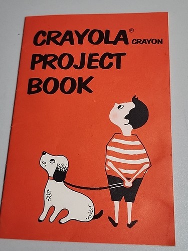 Vintage 1958 Crayola Crayon Project Book Craft Booklet
