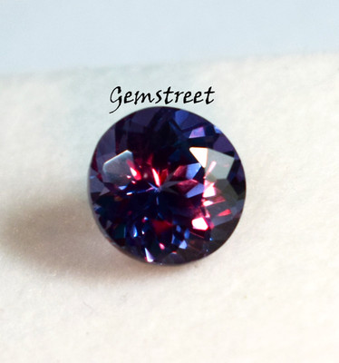 2.50 Ct Russian Color Change Alexandrite Round Cut Certified Natural Gemstone