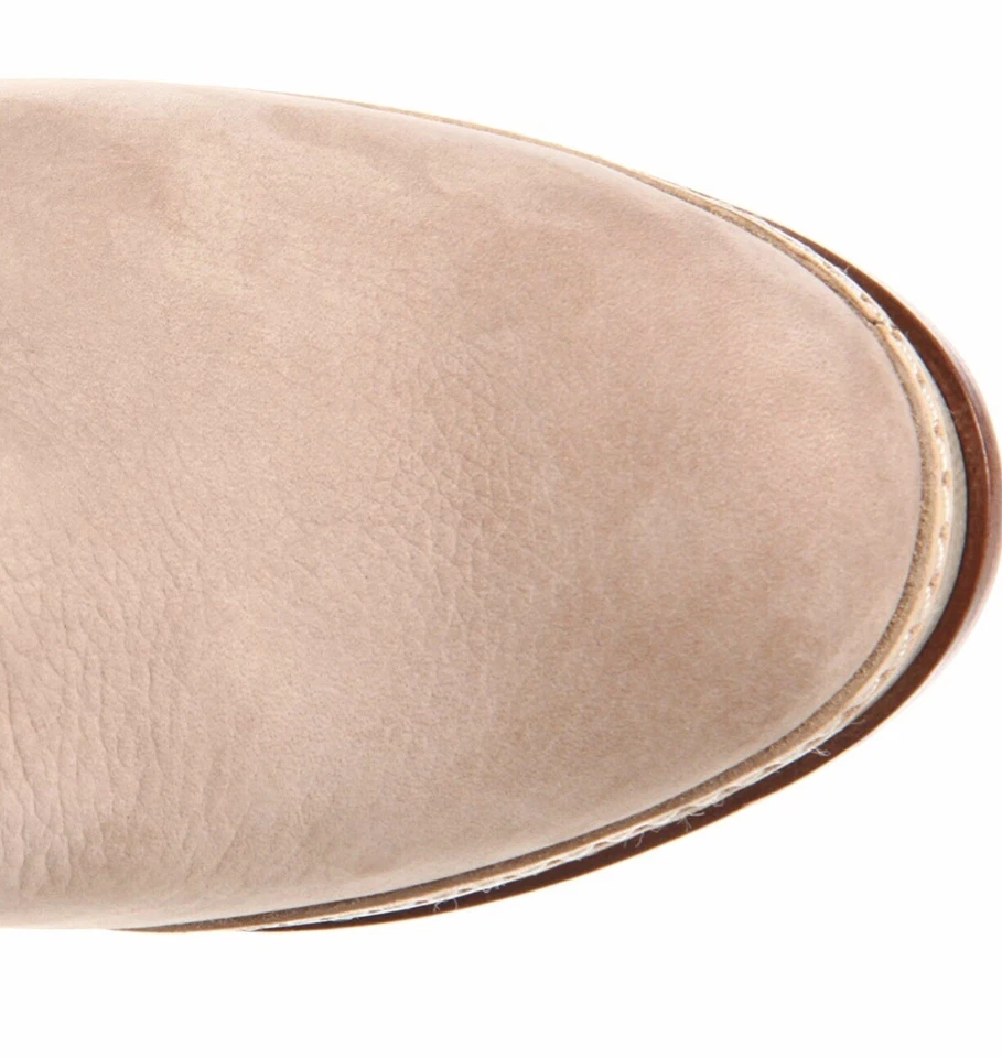 Bota de tacón alto holgada Cole Haan Nola para mujer arce azúcar nobuck talla 7 B nueva sin caja Foto 3 de 4