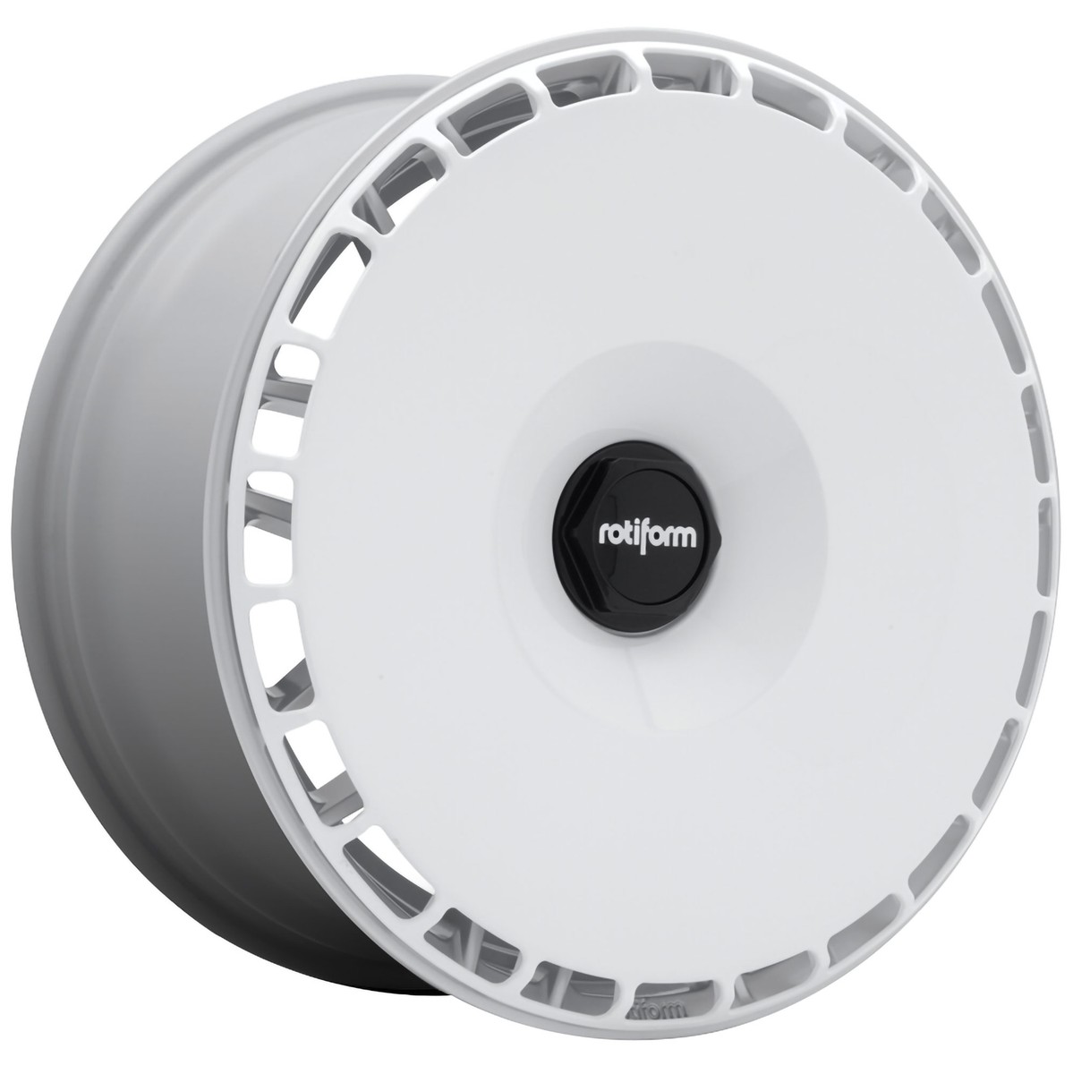 Rotiformロティフォーム AERODisckエアロディスク19インチ用2枚 Rotiform AeroDisc, 19 Inch White - Wheel Cover / Fits LAS-R & RSE