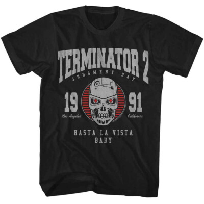 Terminator 2 Judgement Day Los Angeles 1991 Hasta La Vista Baby Men's T Shirt