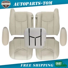 2003 2004 2005 For Chevy Suburban Tahoe Front Leather Seat Cover Foam Cushion