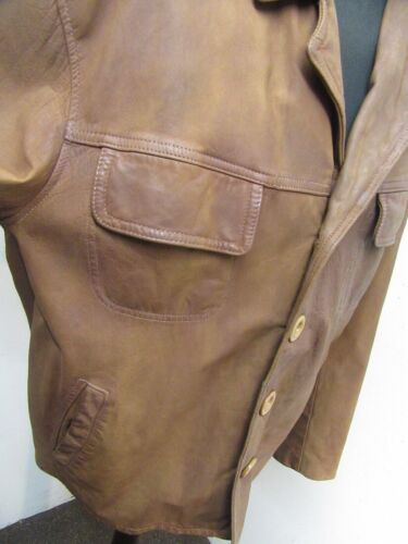 VINTAGE SCHOTT LEATHER FIELD JACKET SIZE 48, - Picture 7 of 16