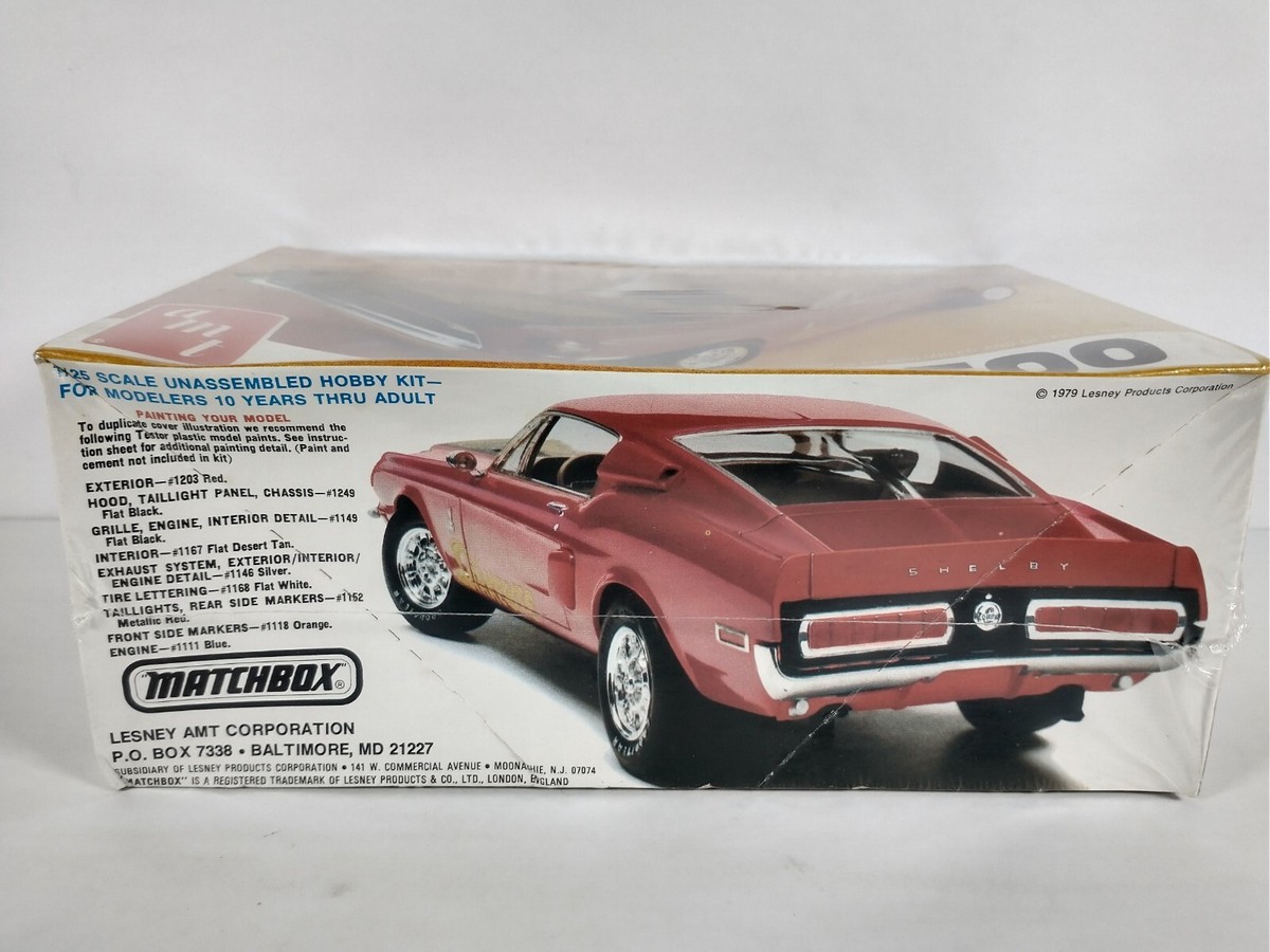 AMT 1/25 1968 シェルビー GT500 wyw801m Amazon.com: AMT 1968 Shelby GT 500 1:25 Scale Model Kit