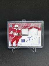 2024 LIMITED Panini Impeccable - Trey Benson Jersey + Helmet Insert  29/50 (RC)