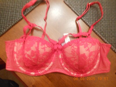 O - ADORE ME / 34C / PUSH UP w/out PADDING / LACE / RED       