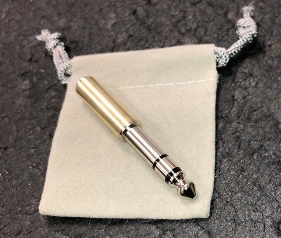 AUDIOPHILE ADAPTOR STEREO 1/4'' to 1/8'' 3.5mm FEMALE HEADPHONE PLUG TOP QUALITY