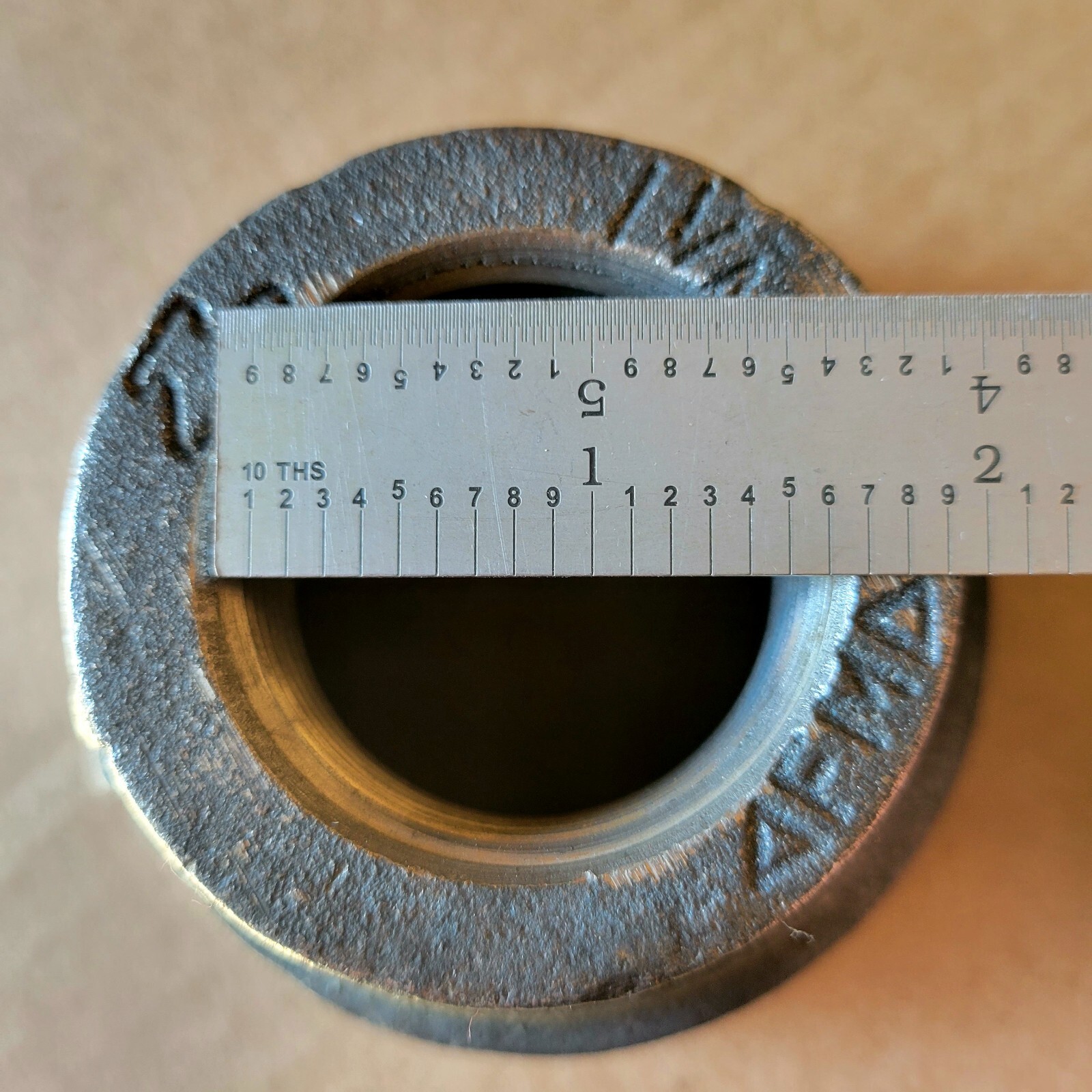 2" × 1 1/4" FEMALE REDUCER , ANVIL FEMALE BLACK CAST IRON CONCENTRIC REDUCER 