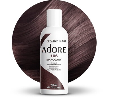 Creative Image Adore 106 Mahogany Semi Permanent Hair Color NEW