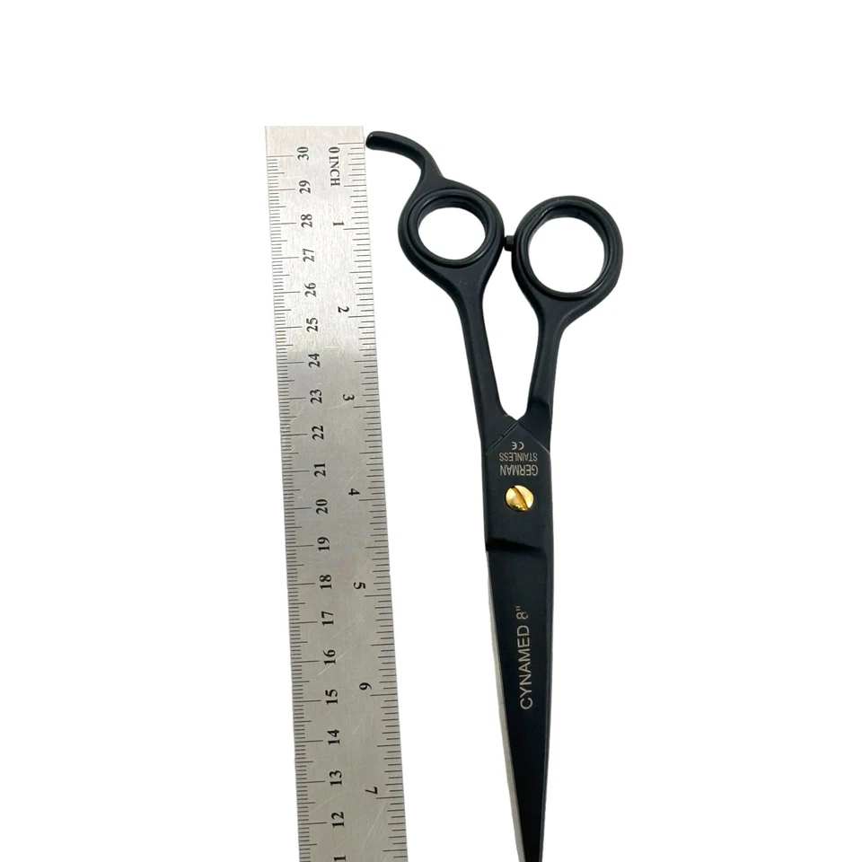 Premium Full Black Barber Scissors Shears for Hair Cutting and Styling - German - Image 2 of 4