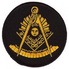 MASON MASONIC PAST MASTER EMBROIDERED PATCH