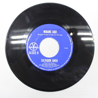 Salvador Amor Eso Es Amor / Mirame Aqui 45 Vinyl Record VG+