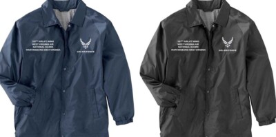 167TH AIRLIFT WING* WEST VIRGINIA AIR*EMBROIDERED JACKET*OFFICIALLY LICENSED
